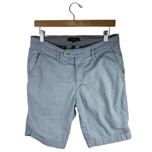 Ted Baker Men's Blue Casual Pocket Zip Golf Tennis Mid Rise Chino Shorts Size 30
